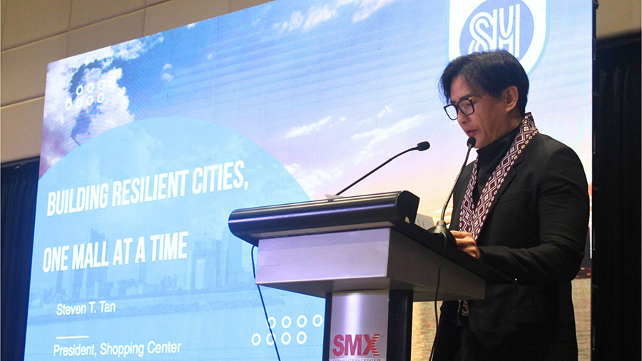 SM Supermalls’ President Steven Tan highlights the malls’ sustainability initiatives.