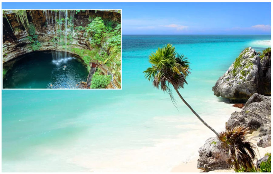Beaches and cenotes