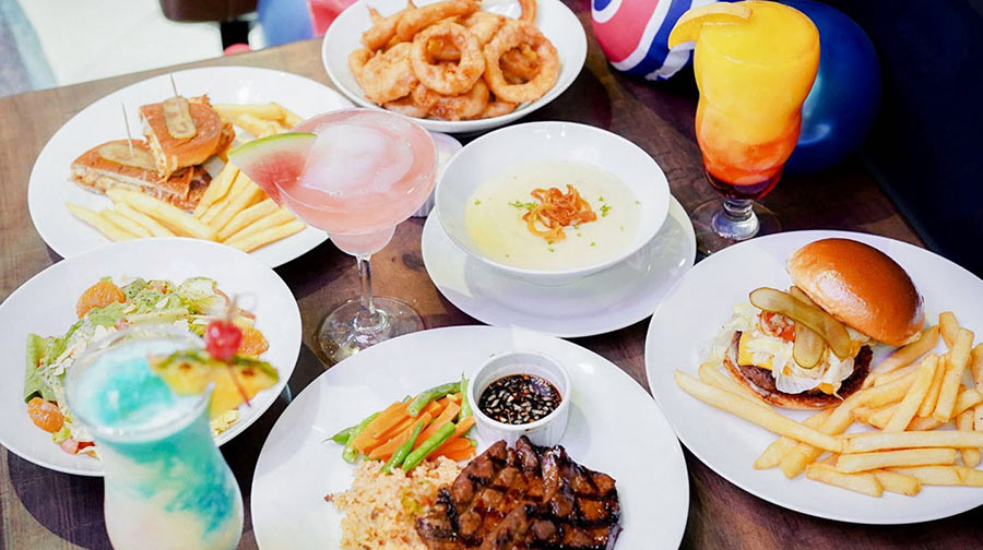 A selection of new dishes and drinks available only at the new flagship store