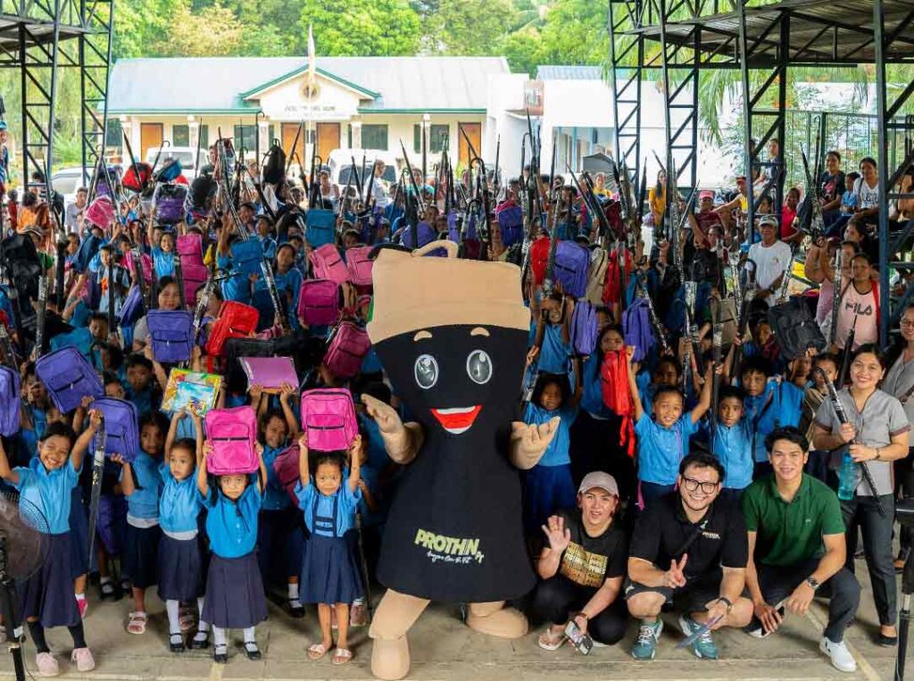 Young learners and athletes of Panuca Elementary School in Nasugbu, Batangas.