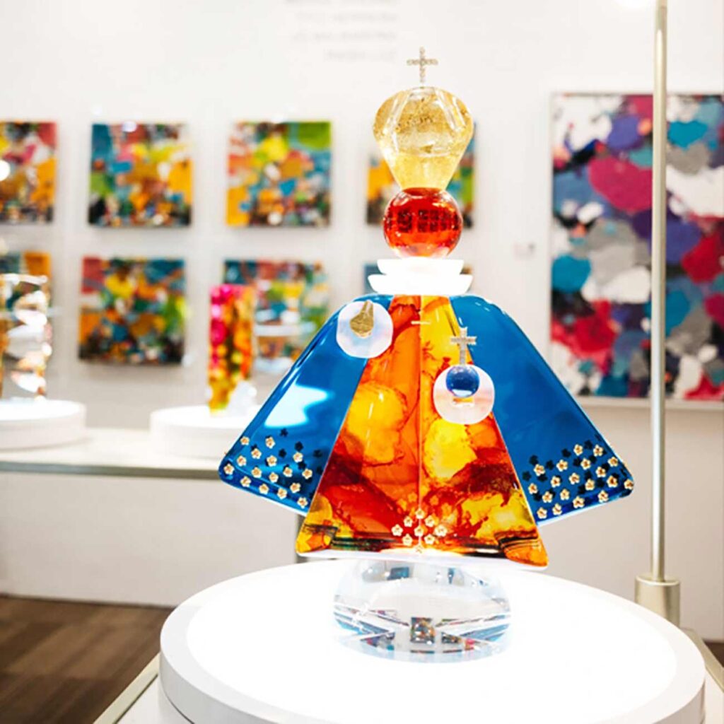 A Glass Sculpture by Marge Organo