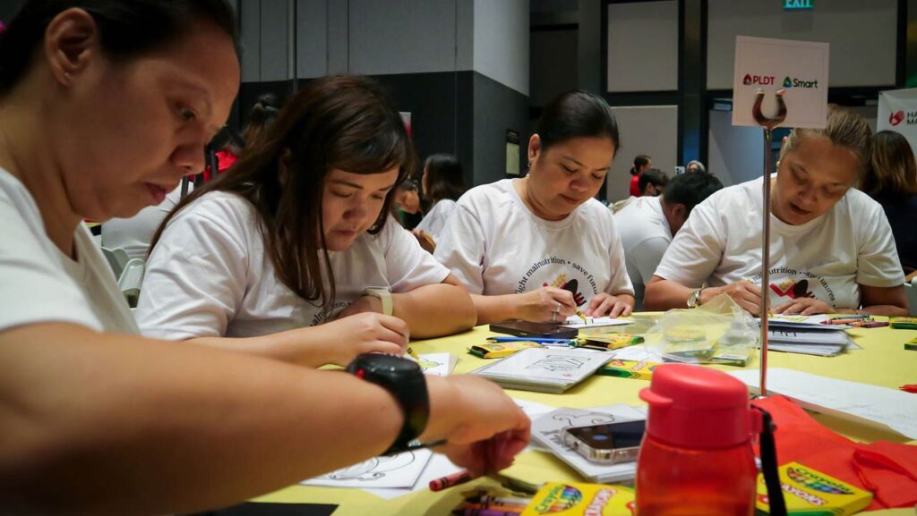 PLDT and Smart team members making a difference at Servathon 2024